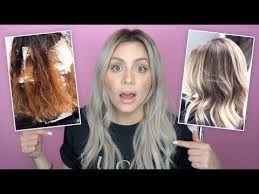 Diy From Blonde To The Perfect Balayage Easy To Follow At Home Tutorial Youtube Hair Color Swatches Covering Gray Hair Red Blonde Hair