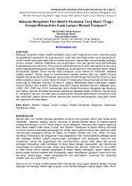 Demografi meliputi ukuran, struktur, dan distribusi penduduk, serta bagaimana jumlah penduduk berubah setiap waktu akibat kelahiran, kematian, migrasi, serta penuaan. Pdf Malaysia Mengalami Tren Mobiliti Penduduk Yang Masih Tinggi Kenapa Metropolitan Kuala Lumpur Menjadi Tumpuan Mohd Fadzil Abdul Rashid Academia Edu