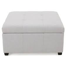 Keep blankets tucked away at the foot of your bed or organize shoes in the entryway with this essential storage bench. Carlsbad Storage Ottoman Light Gray Christopher Knight Home Target