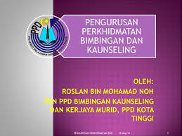Bimbingan yaitu pemberian bantuan, arahan, motivasi. Ppt Oleh Roslan Bin Mohamad Noh Pen Ppd Bimbingan Kaunseling Dan Kerjaya Murid Ppd Kota Tinggi Powerpoint Presentation Id 3303616