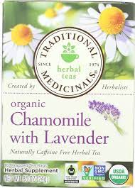 Traditional Medicinals Organic Chamomile With Lavender Herbal Tea 16 Tea Bags 0 85 Oz In 2021 Herbal Tea Organic Herbal Tea Herbalism