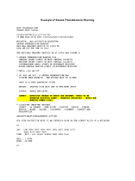 Severe thunderstorms in the warning area have temporarily eased. Example Of Severe Thunderstorm Warning Uprooted Blocking Roads Damaging Buildings Homes And Downing Power Lines Tornadoes Earth Sciences