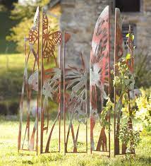 Order by 6 pm for same day shipping. Amazon Com Wind Weather Outdoor Butterfly Laser Cut Metal Garden Panel Stakes Silhouette Decorative Privacy Screen Antiqued Natural Rust Patina Finish Set Of 5 Individual Panels 42 W X 59 5 H X