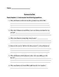 Satire of the butter battle book books would give an insight to how the government's were handling the cold war. Ramona The Pest Comprehension Worksheets Teaching Resources Tpt