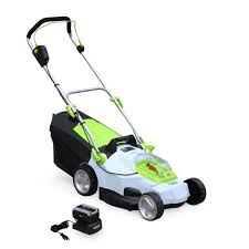 Tondeuse A Gazon O43 Cm Voltr Autonomax S 40v Electrique Sans Fil Batterie Li Ion 4ah Chargeur Taille Taille Unique Moteur Brushless Tondeuse Gazon Et Chargeur