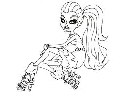 They are smart students, creative funny and fashionable persons. Monster High Coloring Pages Pictures Whitesbelfast Com