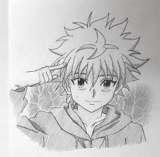 Killua Sketch Hunterxhunter Anime Character Drawing Anime Drawings Sketches Anime Sketch