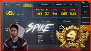 Mr Spike Pubg Id Stats K D Sensitivity Controls And More