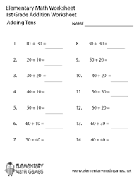 First grade math worksheets and printables. First Grade Math Worksheets