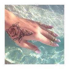 Small Tattoos On Twitter Tattoos Rose Hand Tattoo Hand Tattoos For Women