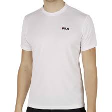 John isner, diego schwartzman and matthew ebden ! Fila Small Logo T Shirt Herren Weiss Dunkelblau Online Kaufen Tennis Point