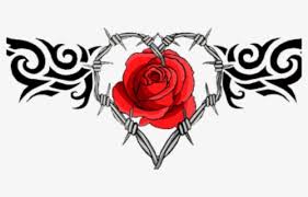 Heart tattoos are just amazing and carries rich symbolism of love and life alongside an array of meanings. Rose Tattoo Png Images Free Transparent Rose Tattoo Download Kindpng