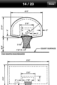 Measurements For A Basketball Backboard Basketball Backboard Basketball Hoop Diy Basketball Goals