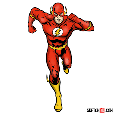 By changing speed and motion, you can create different color patterns. How To Draw Flash Barry Allen Sketchok Easy Drawing Guides