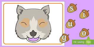 Select the alternative pronunciation for /o/. Feed The Squirrel Phase 2 Phonics Game
