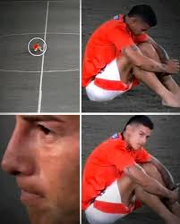 James Rodríguez sat alone in the middle of the pitch long after playing in  what may have been his final ever home game for his country