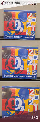 Disneyland 20 2021 16 Month Calendar In 2020 Disney Parks Merchandise Landmark Poster Disneyland