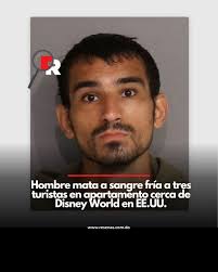 Un hombre asesinó a tres turistas sin motivo aparente en Florida (EE.UU.),  informó el sheriff del condado de Osceola, Christopher A. Blackmon. Ahmad  Jihad Bojeh, de 29 años, fue detenido por la