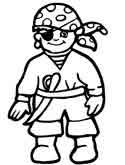 Pirate coloring pages can be used by downloading it first. Pirate Coloring Pages