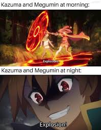 Explosion Day And Night Animemes Anime Memes Funny Anime Memes Dank Anime Memes