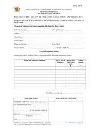 Printable 2015 federal tax forms 1040ez, 1040a, and 1040 are grouped below along with their most commonly filed supporting irs schedules, worksheets, 2015 tax tables, and instructions for easy one page access. Employee S Declaration Of Emoluments Employee S Declaration Of Emoluments Pdf Pdf4pro