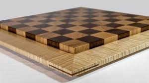 The board and the pieces can't be large, since it may be difficult. How I Made Two Regulation Size End Grain Chess Boards Youtube