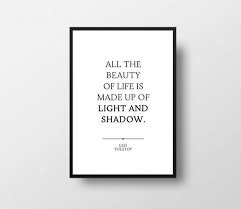 Leo Tolstoy, Beauty of Life, Light and Shadow, Tolstoy Quotes, Beauty  Quote,inspirational Quote, Great Writer, Light Quotes, Inspirational - Etsy  Australia