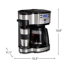 Cuisinart ® coffee maker parts help to extend the life of your appliance. Hamilton Beach 2 Way Coffee Maker With 12 Cup Carafe Pod Brewing Black Stainless 49980z