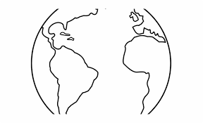 Look at globe clip art. Appartement Velo Elliptique Pliable 36 Earth Clipart Black And White Transparent Background