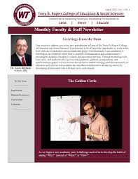 Monthly Faculty & Staff Newsletter
