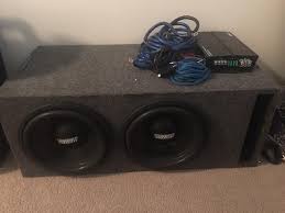 Crossover frequency not adjusted correctly. 600 2 12inch Competition Sundown Audio Sa Series Subwoofers W Box Amp And Wires Electronics For Sale Atlanta Ga Shoppok