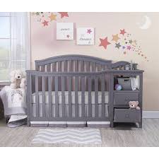 Sorelle Berkley 4 In 1 Convertible Crib And Changer Espresso Walmart Com Crib With Changing Table Cribs Convertible Crib