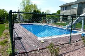 Chicken wire fencing installation, steps and precautions. Chain Link Pool Fencing Applied In Commercial Personal Swimming Pool