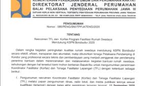 Berguna buat kamu yang ingin jadi. Dibuka 1280 Fasilitator Lapangan Kementrian Pupr Borobudurnews