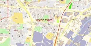 Check spelling or type a new query. Aston Pdf Map Birmingham England Extra Detailed City Plan Editable