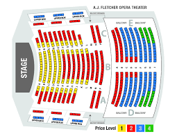 2018 19 Season Seating Charts Nc Theatre