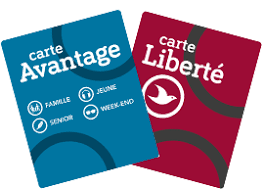 Moins chers, permettant aux voyageurs de. Cartes Avantage Et Liberte Les Reductions Dans Votre Region