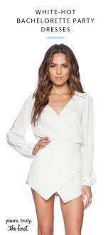 White Hot Bachelorette Party Dresses You Ll Love Bachelorette Party Dress Bachelorette Dress White Bachelorette Party Dress