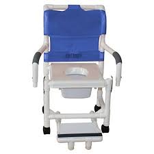 Mjm International 118 3tw Vs Sfs Dda 10 Qtc Shower Chair With Vacuum Seat Sliding Footrest With Front Supports Dual Drop Arms And Slide Out Commode Pail Multicolor Shower Commode Chair Shower Chair Chair