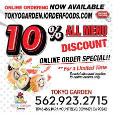 Tokyo Garden Home Downey California Menu Prices Restaurant Reviews Facebook