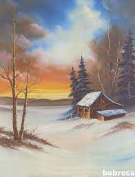 170 bob ross tablolari bob ross art bob ross paintings winter painting