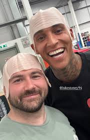 Probably wasn't necessary for this shoot 🤣 Luke Stoney