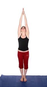 Urdhva Hastasana Upward Salute Yoga Pose Joga Pose