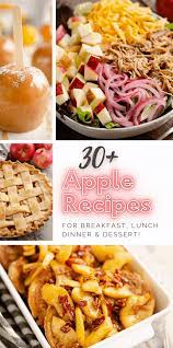 This Roundup Of Apple Recipes Is Full Of A Variety Of Amazing Breakfast Lunch Dinner And Dessert Recipes That Are Pe Apple Recipes Recipes Dessert For Dinner