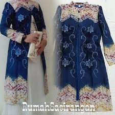 Model padu padan baju muslim long tunic kain sasirangan (ig: Sasirangan Model Baju Wanita Pakaian Wanita Wanita