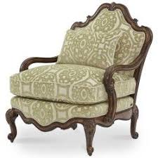 Aico Lavelle Melange Bergere Wood Chair Ai 54835 Celry 34 Aico Furniture Fabric Armchairs Reupholster Chair