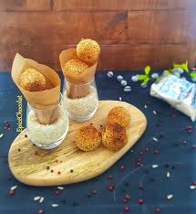 Cromesquis De Riz Au Fromage Ail Et Fines Herbes Riz Au Fromage Pate A Frire Accompagnement Viande