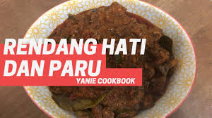 Sejak jumpa resepi dari kak azie, macam ni lah selalu buat masak, dah jatuh cinta sangat dengan resepi beliau samada ganti dengan ayam, hati bahan lain: Rendang Hati Paru Youtube