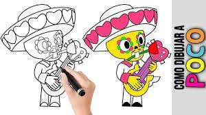 His super can heal both poco himself and his teammates! Como Dibujar A Valentine S Poco De Brawl Stars Dibujos Mejores Brawl Coloriage