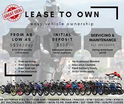 Scavenger agranger hi agranger, we met many dragons ago, you had a white r53. Gp Motoring Introducing Our New Lease To Own Scheme Motorcycles Motorcycles For Sale Class 2b On Carousell